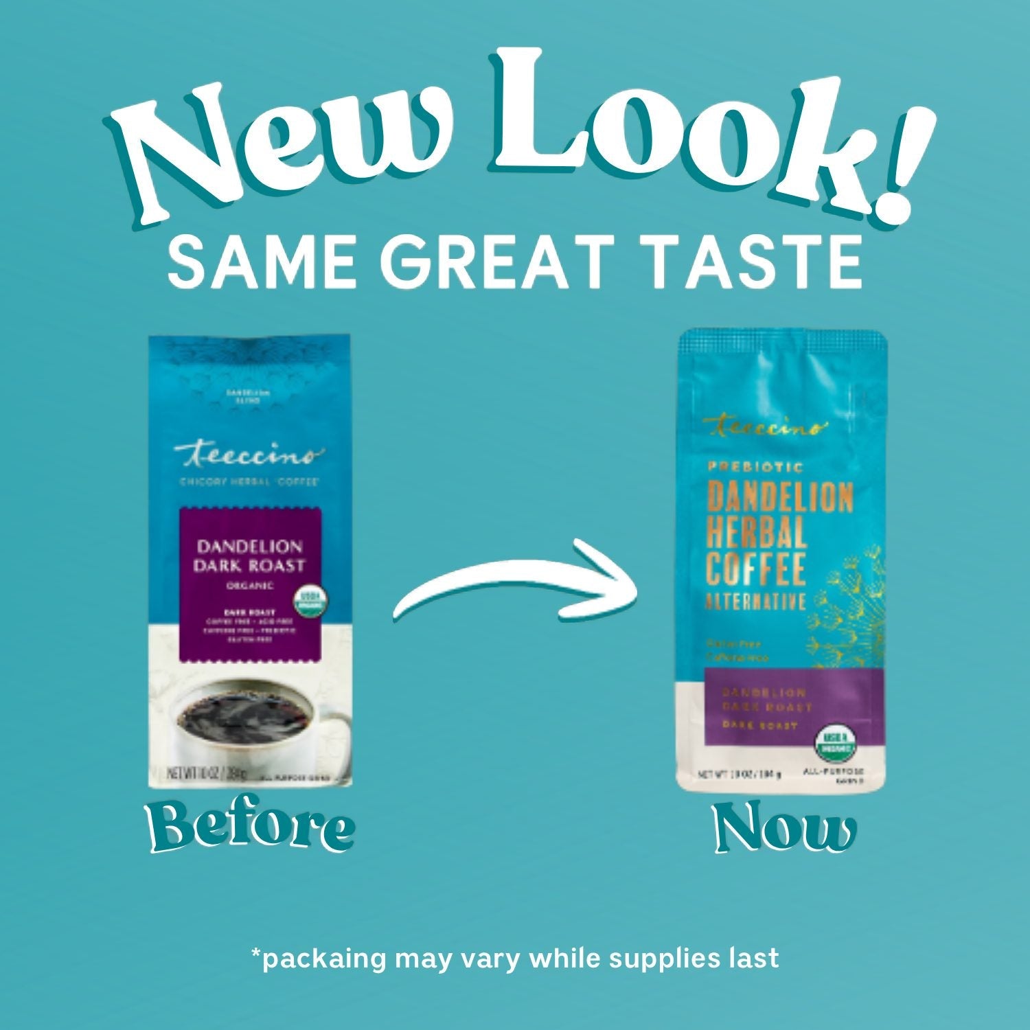 Dandelion Dark Roast Herbal Coffee