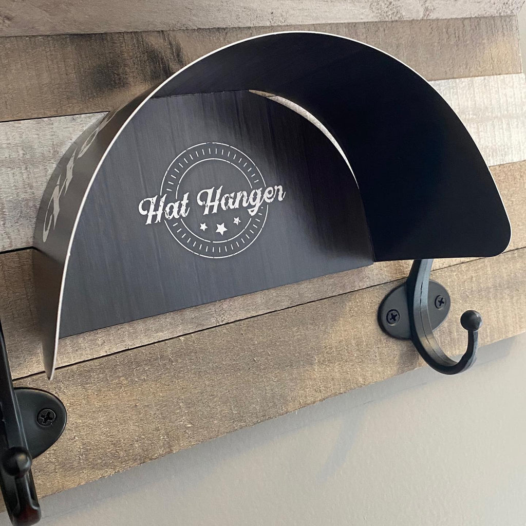 Hat-Hanger (10 Pack) - Black Barnwood