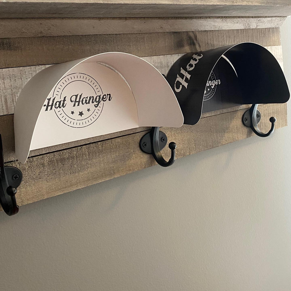 Hat-Hanger (10 Pack) - Black Barnwood