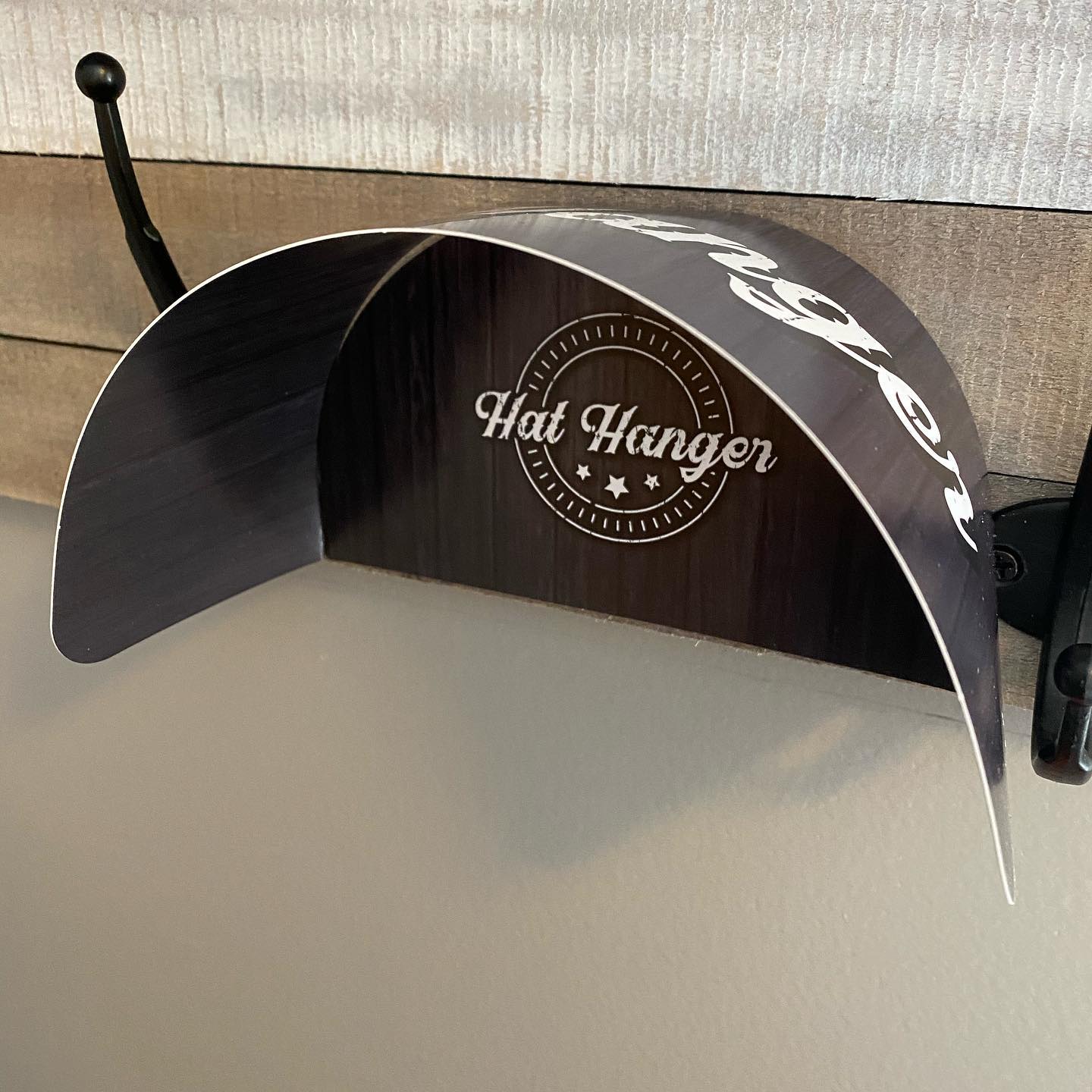 Hat-Hanger (10 Pack) - Black Barnwood