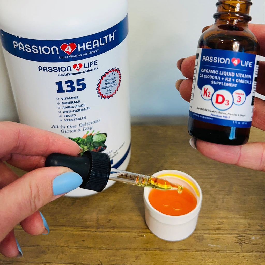 D3, K2 & Omega-3 Daily Liquid Vitamins