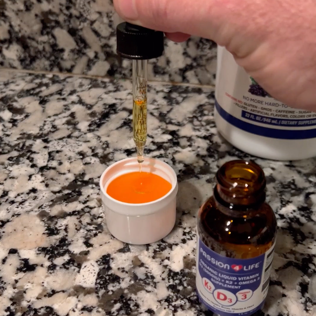 D3, K2 & Omega-3 Daily Liquid Vitamins
